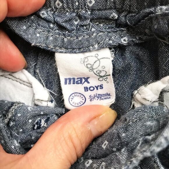 Max boys patterned shorts EUC 6-12 months - Picture 4 of 5